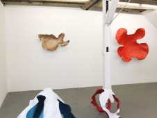 Orbites - PVC et peinture, 120x100x90 et 75x50x60cm, 2012