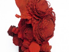 Rocaille - Colle, sable et peinture, 50x40x30cm, 2012