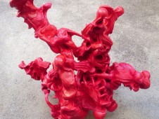 Emprise - Thermoplastique et pigments, 60x40x20cm, 2011