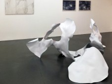Orbites - PVC thermoformé et feutre, 130x210x90cm et 120x100x90cm, 2012