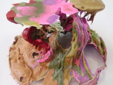 Fonds - Plastique et pigments, 50x50x30cm, 2008